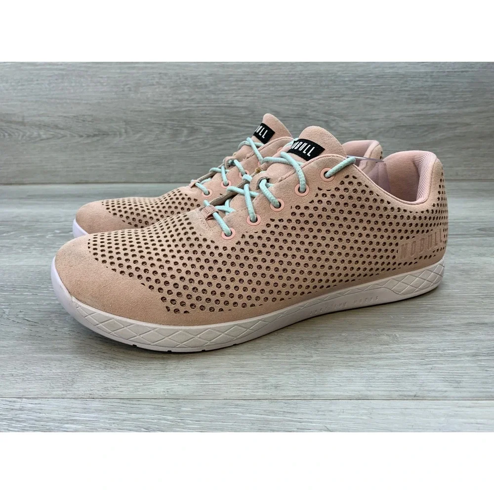NoBull Perforated Suede Trainers Pink Clay Men's 14 Training Athletic Shoes